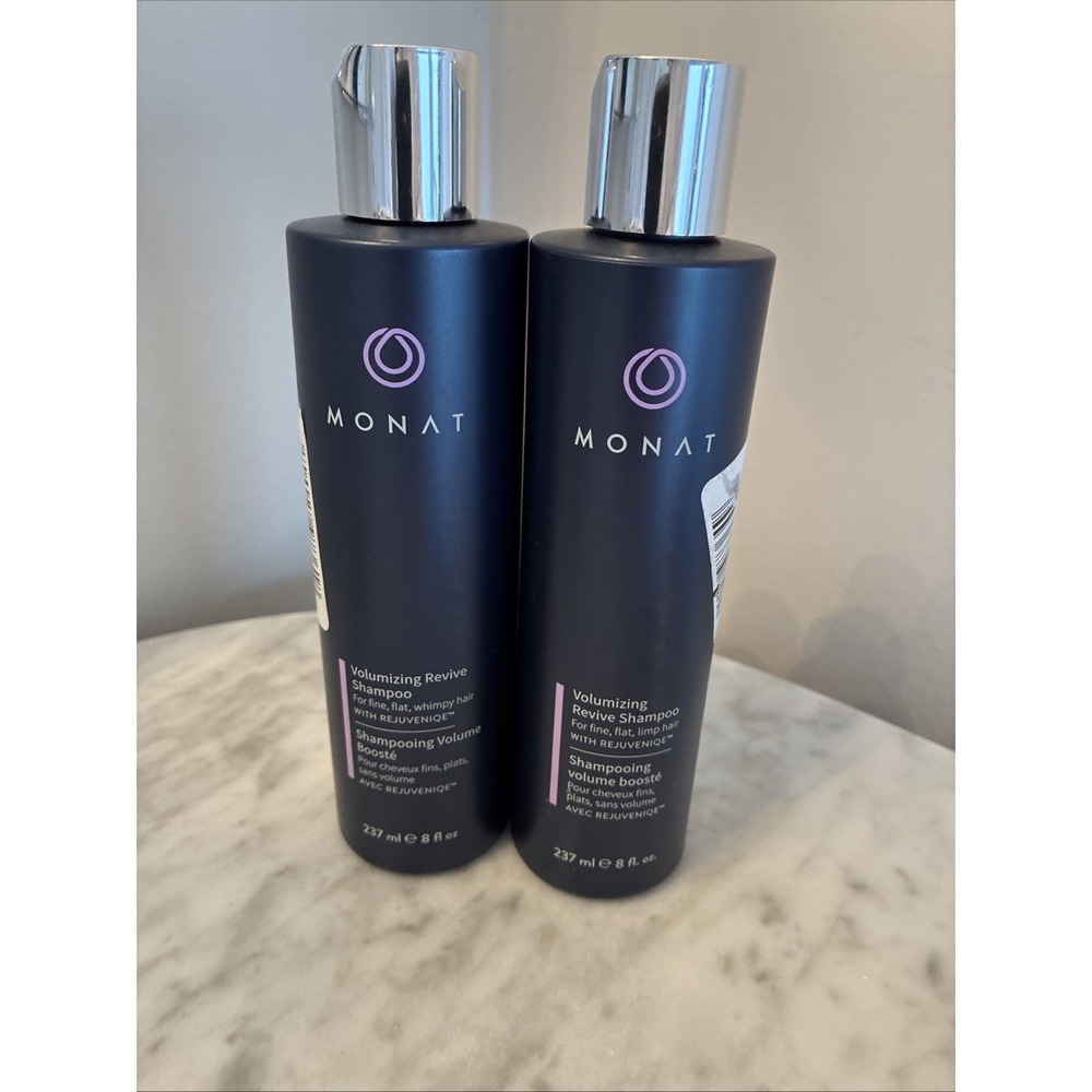 2 Monat Volumizing Revive Shampoo with Rejuveniqe 8 oz - New / Sealed!